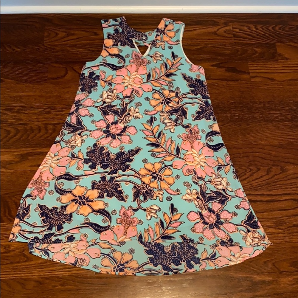 Sequin Hearts Girls Floral Dress